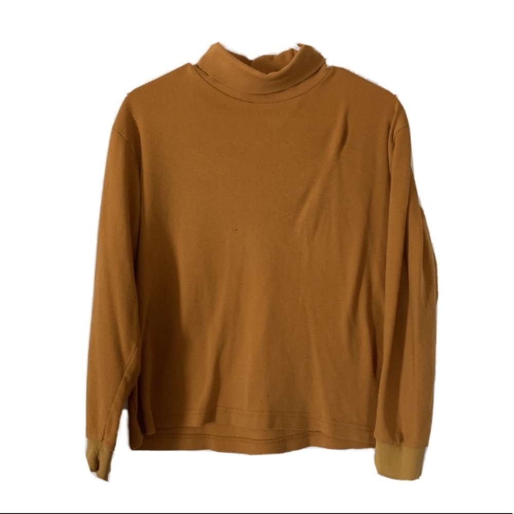 Fall Mustard | Burnt Orange Partners Turtleneck